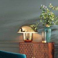 Kare Mushroom - svampformad bordslampa, guld
