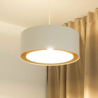 Maco Design Suspension Boho, crème/beige, Ø 50 cm, hauteur 20 cm, jute