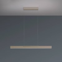 Bopp LED-hänglampa Nano 2.0, längd 100 cm, taupe, metall
