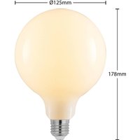 Arcchio LED bulb E27 6 W 2700 K G125 dimmable opal 3-pack