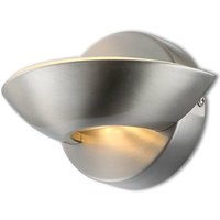 Globo LED-vägglampa Cosimo, matt nickel