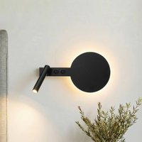 SIGMA Wall light Hotel Mood B, black, metal, G9