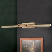 ORION LED picture light Suren in antique brass, 79.5 cm