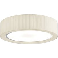 Bover LED-taklampa Urban, silver/krämfärgad, Ø 60 cm