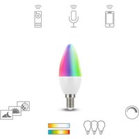 Müller Licht tint white+colour LED bulb E14 4.9 W