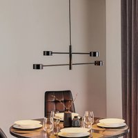 Nordlux LED-pendellampa Clyde, 4 lampor, i två steg