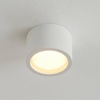 Arcchio downlight Nieva, GX53, white, round, Ø 10cm, metal