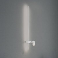 Nowodvorski Lighting Vägglampa EASY LEFT, vit, bredd 80 cm, metall, GU10 + LED