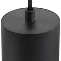 SLV Asto Tube GU10 1-single-circuit track pendant light, black
