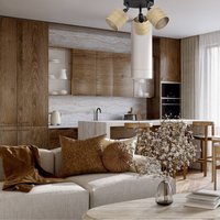 Luminex Adeline ceiling lamp, 3-bulb, jute, round, Ø 45 cm