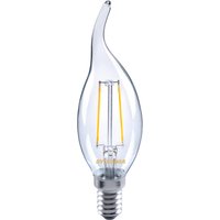 Sylvania LED-kronljuslampa E14 ToLEDo 2,5W 827 klar, vindpust