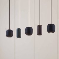 Lucande pendellampa Narion, linjär, svart, 5-ljus