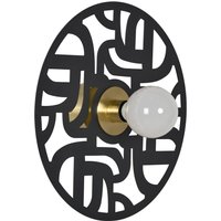 MARKET SET Labyrinthe Wandlampe, Ø 40 cm schwarz