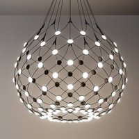 Suspension LED Luceplan Mesh Ø 80 cm, suspension 1 m