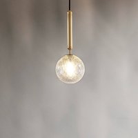 Nuura Aps Nuura Miira 1 Large hänglampa 1 lampa mässing/klar