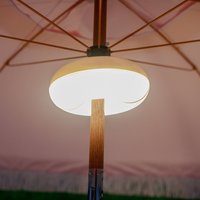 Newgarden LED rechargeable light Lima, IP54, RGBW, sunshades