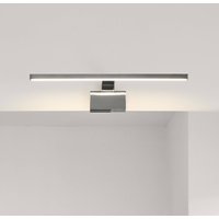 Nordlux LED-badrumsvägglampa Marlee, metall, kromfinish, 50 cm, 3 000K