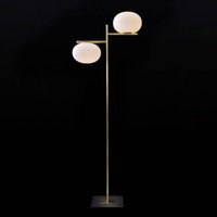 Oluce Alba - Floor lamp with dimmer, 2-bulb