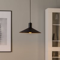 TK Lighting Jump pendant light, black, Ø 36 cm
