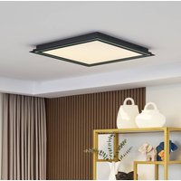 Lucande LED taklampa Leicy, svart, 64 cm, RGB, CCT