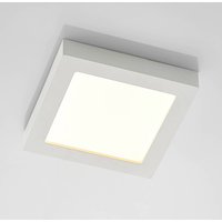 Prios Plafonnier LED Alette, blanc, 22,7 cm, 18W, intensité variable