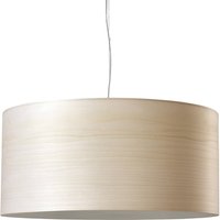 LZF LAMPS LZF Gea LED hanging light, ivory, Ø 42 cm, wood
