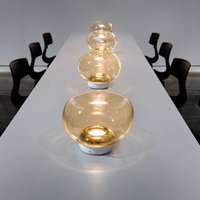 Stilnovo La Mariée LED table lamp, gold/white