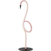 Elstead Lampe de table LED Flamingo, rose, métal, hauteur 50 cm