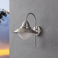 EGLO Vägglampa Sidney, stål, glas, E27