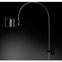 Oluce Coupé - Välvd vägglampa i svart