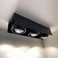 MEGATRON Cardano LED downlight 3-bulb black