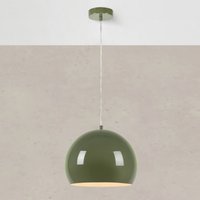 Markslöjd Pop hanging light, Ø 28 cm, green, metal