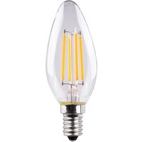 Müller-Licht LED-ljus E14 4,2 W glödtråd 2.700 K klar, 2-pack