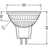 OSRAM GU5.3 3.8W 827 36° LED bulb 5-pack