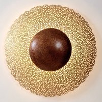 Holländer Vägglampa Utopistico Circa, guldbrun