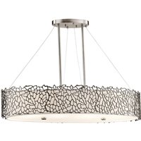 KICHLER Suspension ovale Silver Coral