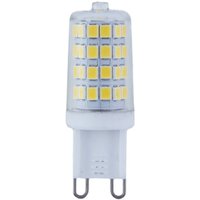 Lindby bi-pin LED bulb, G9 3W, clear, 4,000 K, 350 lm