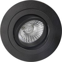Mantra Iluminación Inbyggnadslampa Básico, rund, matt svart