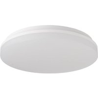 The Light Group SLC LED ceiling light OMEGA, white, Ø 40 cm, phase cut, IP54