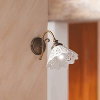 Ceramiche Vägglampa Semino med keramikskärm