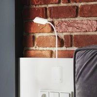 Briloner LED-bordslampa Cielo, vit, höjd 56 cm, plast