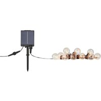 Markslöjd Suno fairy lights, solar, USB, plastic, 10-bulb, IP44
