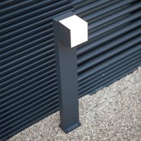 LUTEC LED-gånglampa Cuba, 1 lampa, antracit, 3 000 K