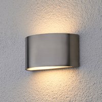 Albert Leuchten Vägglampa Mombasa, stålfärgad, G9, stål