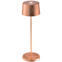 Zafferano Olivia 3K rechargeable table lamp copper