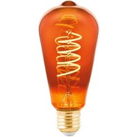 EGLO LED-lampa ST64 E27 4W 2 000 K filament koppar