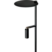 Carpyen Lampe à poser LED Kelly, spot orientable noir/nickel