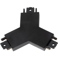 Lindby Y-connector Lumaro, black, 7.85 cm, plastic