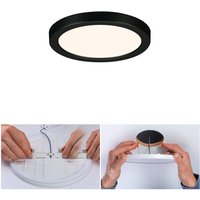 Paulmann Areo panel LED okrągły czarny 3000K Ø11,8cm