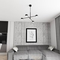 EMIBIG LIGHTING Natsu hanging light, length 64 cm, metal, 4-bulb.